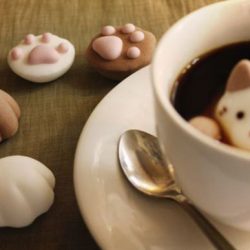 arte latte con malvaviscos
