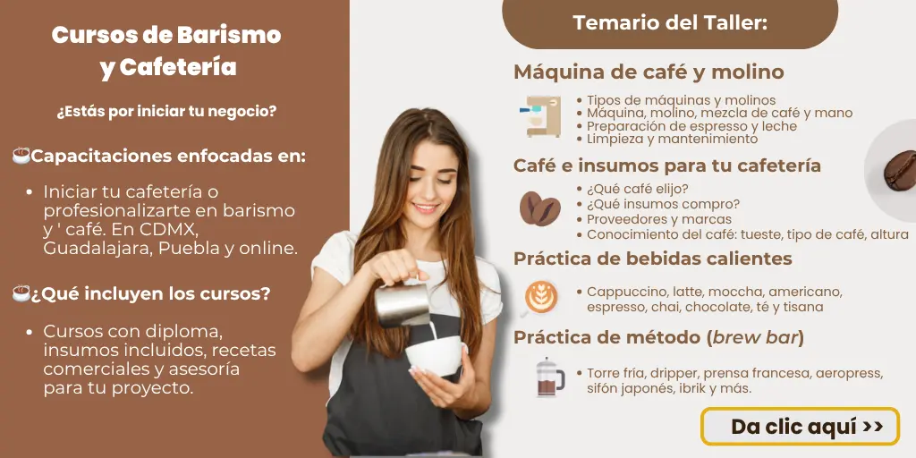 Curso barismo y cafeterìa