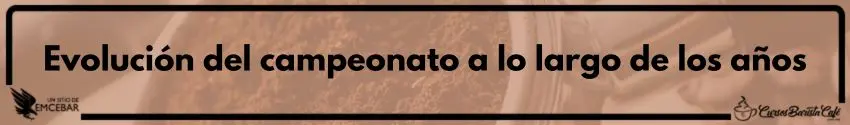 Evolución del campeonato a lo largo de los años