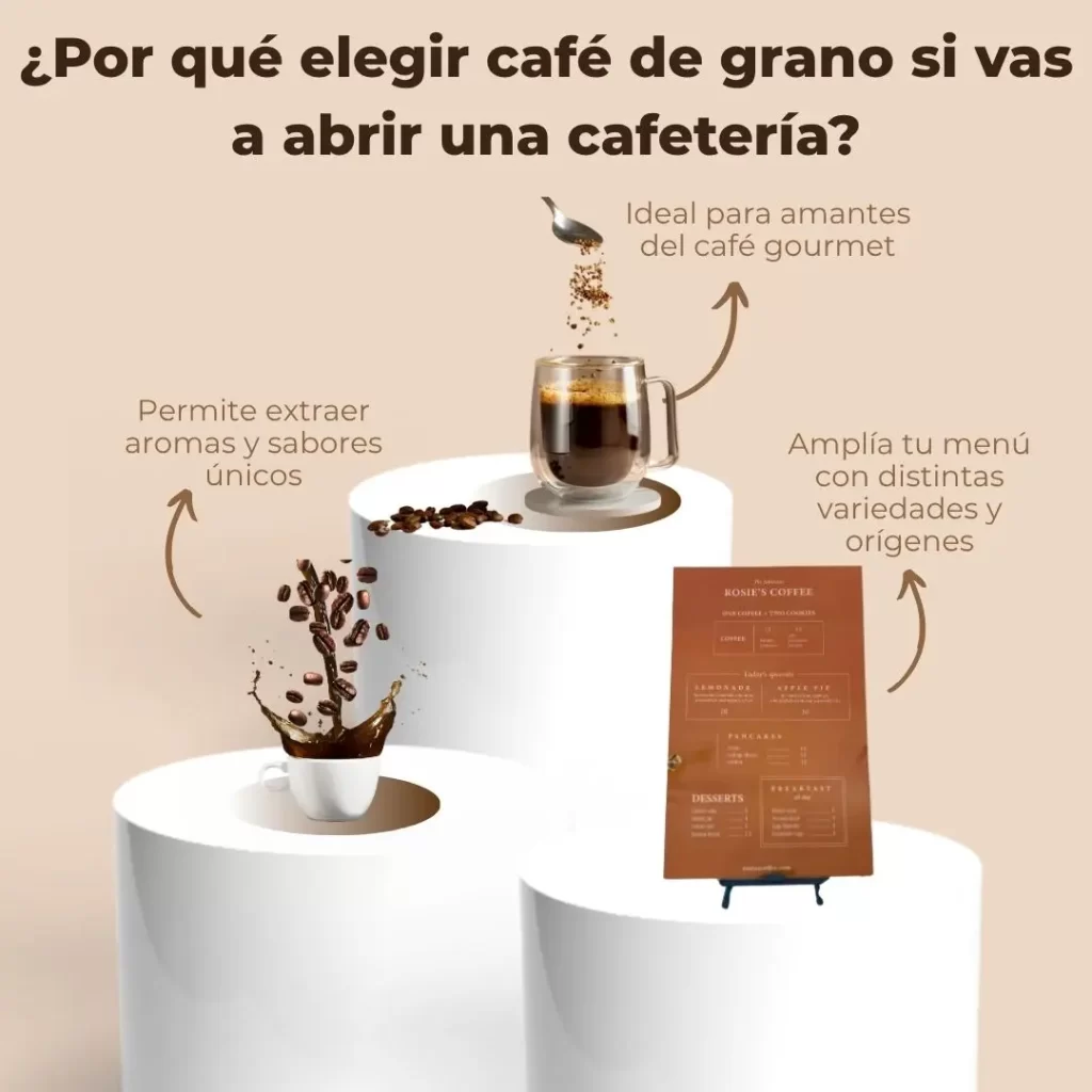 elegir café de grano si vas a abrir una cafetería