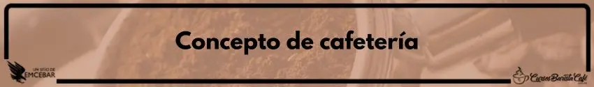 Concepto de cafetería