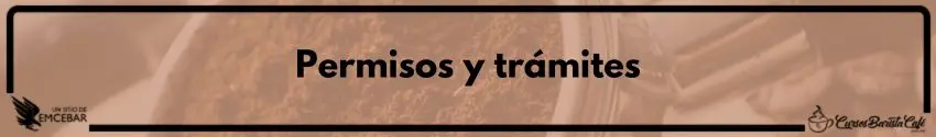 Permisos y trámites
