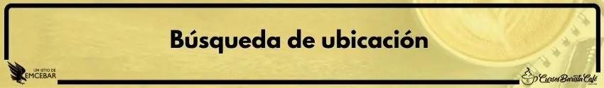Búsqueda de ubicación
