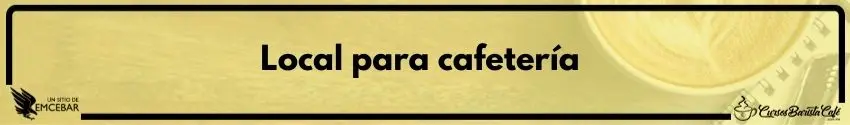 Local para cafetería