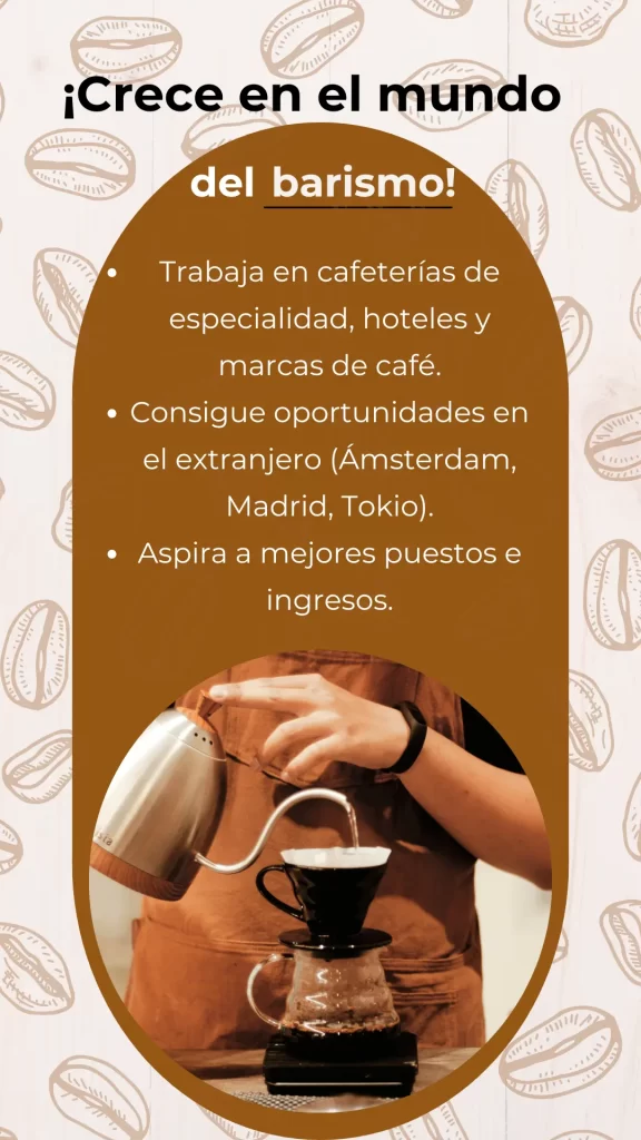 crece en el mundo del barismo